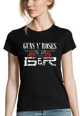 Γυναικείο Rock μπλουζάκι με στάμπα Guns N Roses Rock Merch