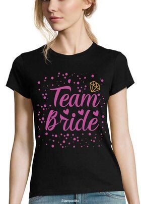 γυναικειο Μπλουζάκι με στάμπα Team Bride Bachelor Party