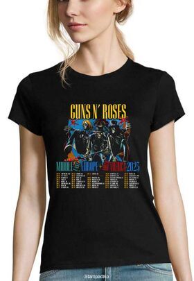 Συλλεκτικό γυναικείο Rock t-shirt Guns N' Roses 22 ΙΟΥΛΙΟΥ 2023 - ATHENS - EUROPE 2023