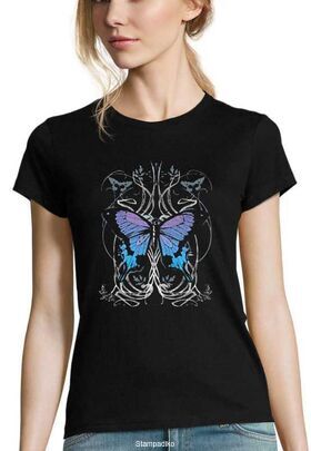Γυναικείο μπλουζάκι με στάμπα Βutterfly T-shirt
