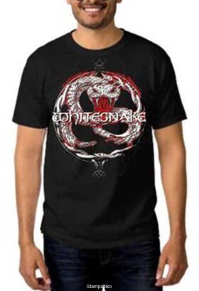 Rock t-shirt με στάμπα Whitesnake Back To The Bone