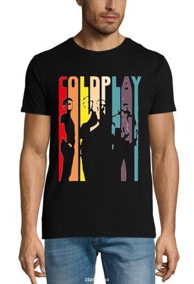 Μπλούζα με στάμπα Μπλούζα με στάμπα Coldplay σε πολύχρωμο design – Ιδανική για κάθε φαν του συγκροτήματος