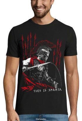 Μπλουζάκι με στάμπα This is Sparta 300