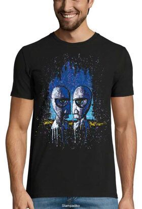 Rock t-shirt με στάμπα Pink Floyd Division Bell Drip