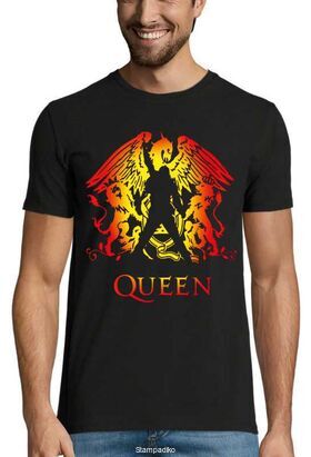 Rock t-shirt με στάμπα Queen New Vintage Band