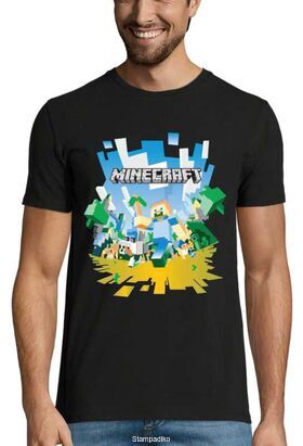 Mπλούζα με στάμπα Minecraft
