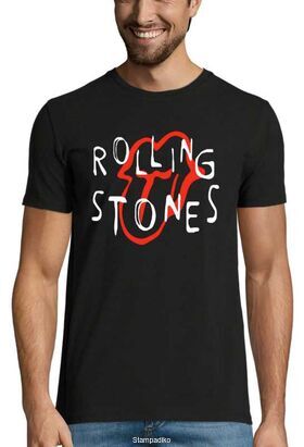 Rock t-shirt με στάμπα Rolling Stones
