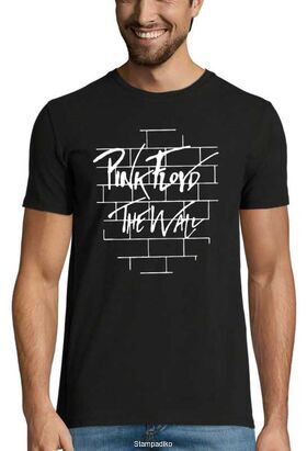 Rock t-shirt με στάμπα Pink Floyd The Wall