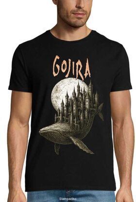 Μπλούζα με στάμπα Gojira - Flying Whale Castle Edition