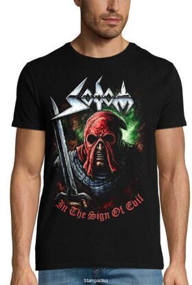 Μπλούζα με στάμπα Sodom Thrash Metal - In The Sign Of Evil Design