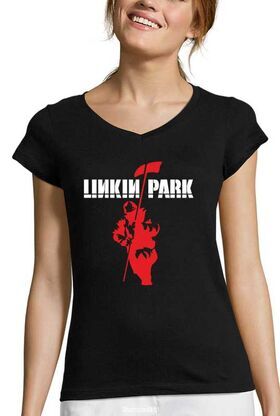 Γυναικείο V Rock t-shirt με στάμπα Linkin Park
