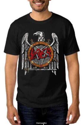 Rock t-shirt Slayer Silver Eagle