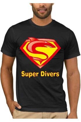 Αστεία T-shirts με στάμπα Super Divers