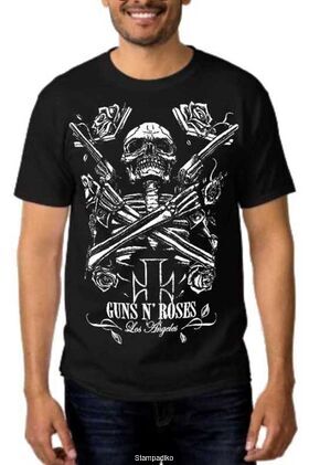 Rock t-shirt με στάμπα Guns N' Roses Los Angeles