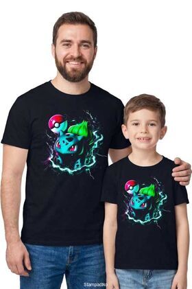 Μπλούζα Bulbasaur Pokemon Neon Art - Παιδική & Ανδρική
