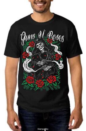 Rock t-shirt με στάμπα Guns N' Roses Reaper