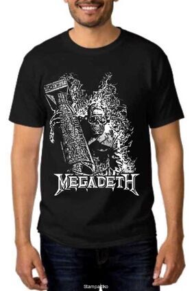 Rock t-shirt Black Megadeth Arsenal of Megadeth