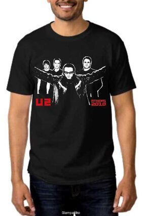 Rock t-shirt U2 Achtung Baby Athens 2010