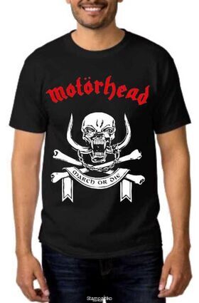 Rock t-shirt Motorhead March Or Die