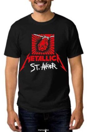 Heavy Metal Black t-shirt Metallica St. Anger