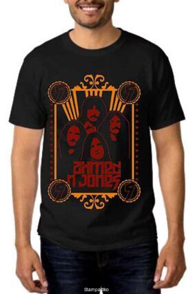 Rock t-shirt με στάμπα Black Sabbath ahmed n jones