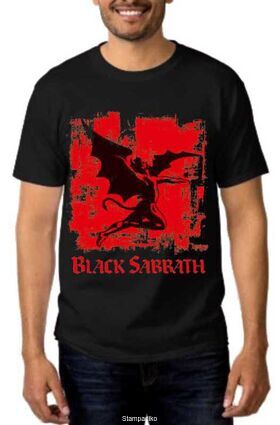 Rock t-shirt με στάμπα Black Sabbath Fallen Angel