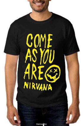 Rock t-shirt Nirvana Come As You Are