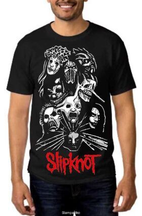 Rock t-shirt με στάμπα Slipknot Prepare for Hell