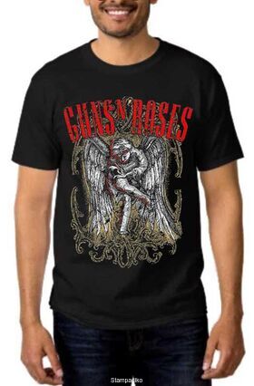 Rock t-shirt με στάμπα Guns N' Roses Sketched Cherub