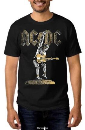 Rock t-shirt με στάμπα AC/DC Stiff Upper Lip