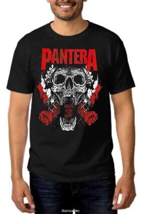 Rock t-shirt Pantera Mouth For War