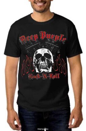 Rock t-shirt με στάμπα Deep Purple Highway Star Motor