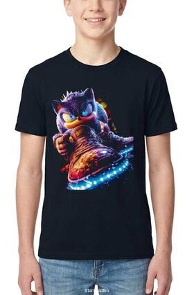 Μπλούζα με στάμπα Sonic the Hedgehog Cyber Sneaker T-Shirt | Stampadiko