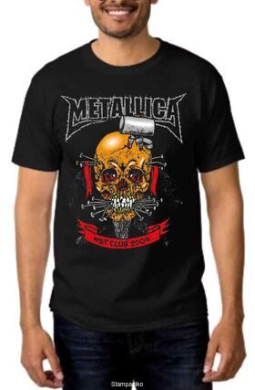 Rock Black t-shirt  Metallica Met Club 2004 Concert Tour