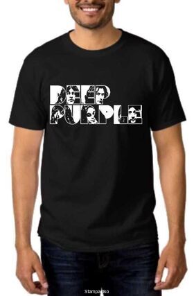 Rock t-shirt με στάμπα Deep Purple
