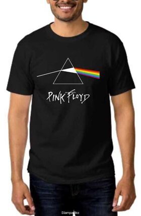 Rock t-shirt με στάμπα Pink Floyd Dark Side of the Moon
