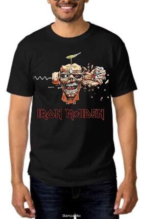 Heavy metal t-shirt με στάμπα Iron Maiden Can I Play With Madness