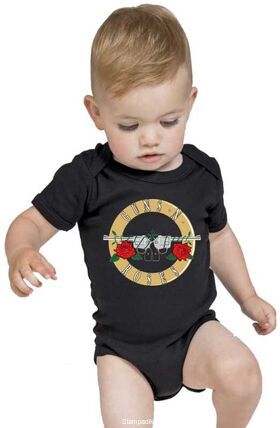 Παιδικό φορμάκι με στάμπα Guns N' Roses Distressed Bullet