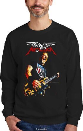 Φούτερ με στάμπα Metallica Heavy Metal - James Hetfield Design