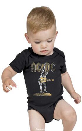 Παιδικό φορμάκι με στάμπα AC/DC Stiff Upper Lip