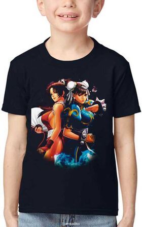 Μπλούζα Chun-Li vs Mai Fighting Icons - Παιδική & Ανδρική