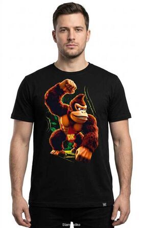Μπλούζα Donkey Kong - Μαύρο Nintendo Gaming T-shirt