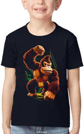 Μπλούζα Donkey Kong - Μαύρο Nintendo Gaming T-shirt