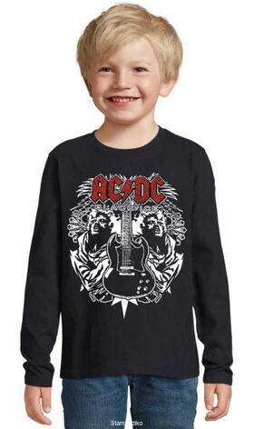 Παιδικό μπλουζάκι με στάμπα AC/DC