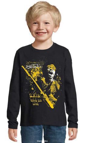 Παιδικό μπλουζάκι με στάμπα Jimi Hendrix