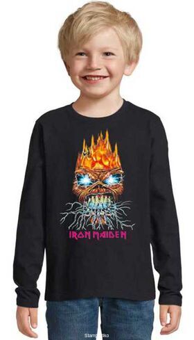 Παιδικό μπλουζάκι με στάμπα Iron Maiden