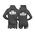Μπλούζα φούτερ Hoodie The King and His Queen hoodies with infinity signs in SET couples sweater pair hoodies King Queen