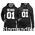 Μπλούζες φούτερ KING 01 QUEEN 01 Couple Sweater for You Queen 01 or for Him King 01