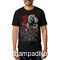 Rock t-shirt Black με στάμπα AC/DC Black Ice