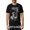 Rock t-shirt Black με στάμπα ACDC Angus Young, Brian Johnson